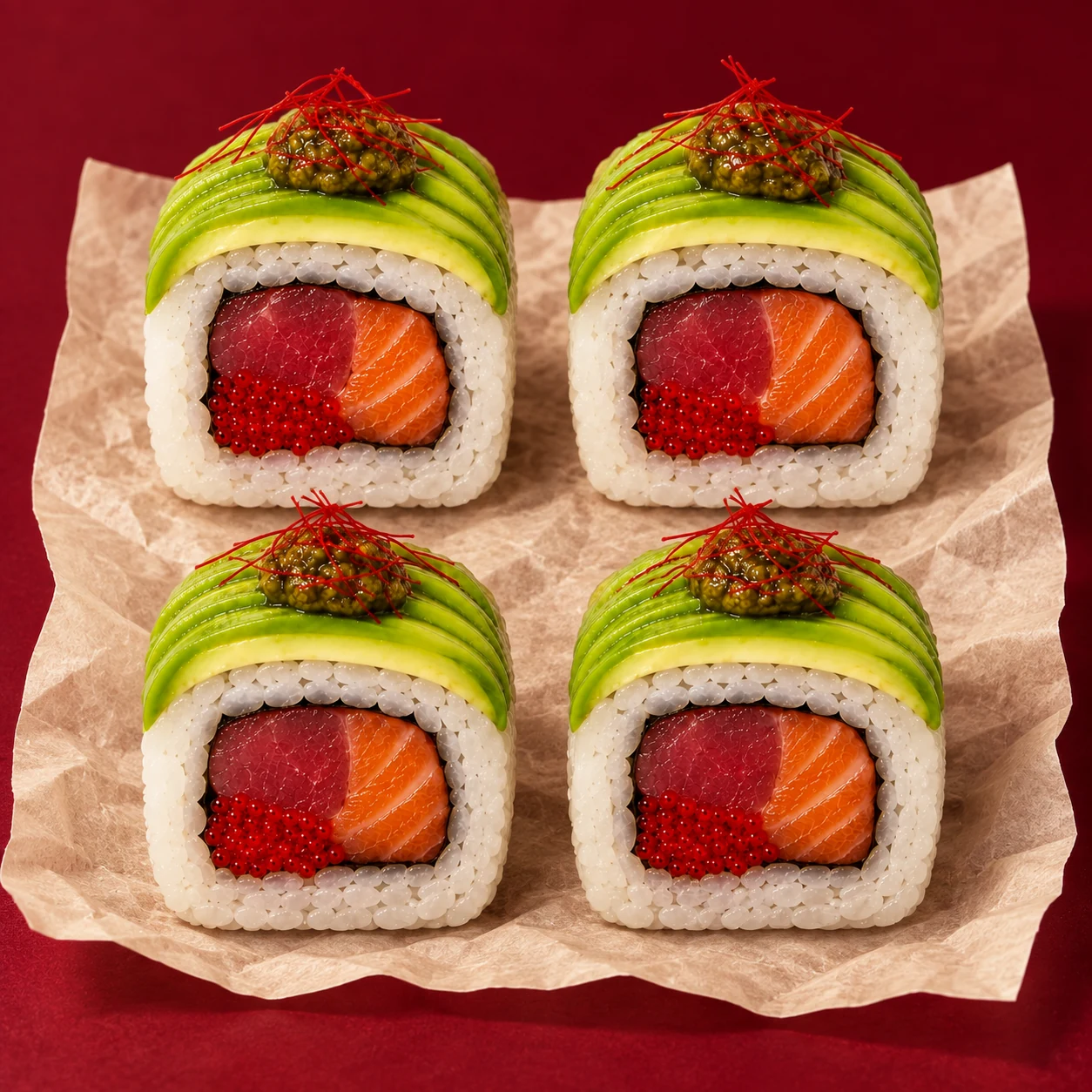 Snatch Maki на бордовом фоне — SNATCH